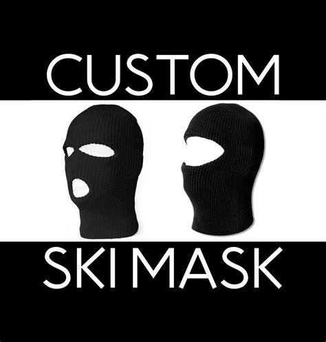 ski mask design template.